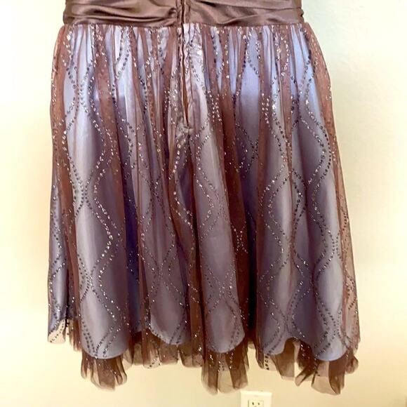 Morgan & Co Formal Dress Size 7 Baby Blue and Silver Lace Rhinestones. Gorgeous - Picture 7 of 15